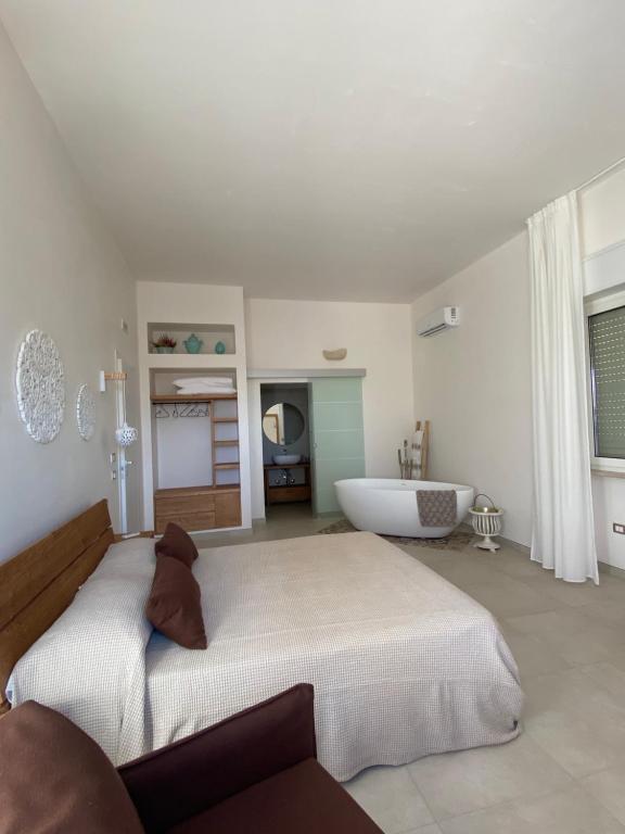 Postel nebo postele na pokoji v ubytování B&B Al tramonto Otranto