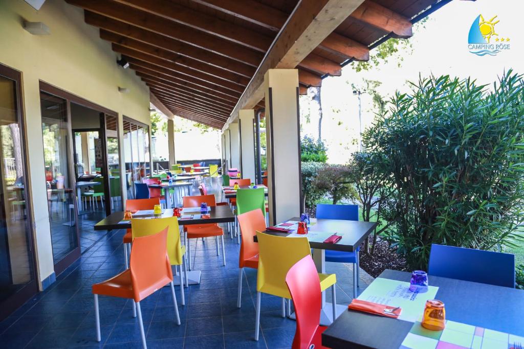 Restaurace v ubytování Camping Rose