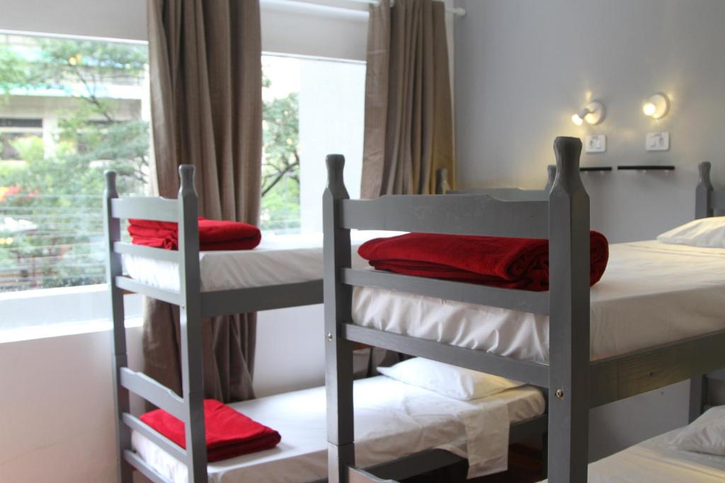 Llit o llits en una habitació de Soul Hostel Av Paulista Bela Vista 1