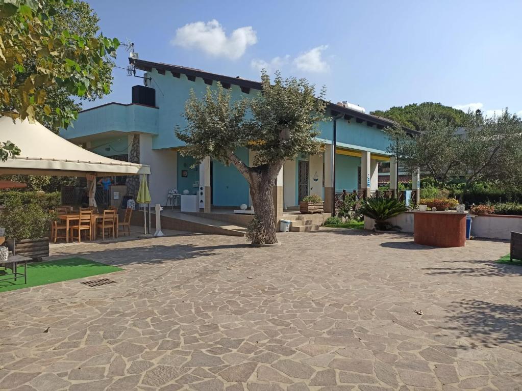 Budova, kde se bed and breakfast nachází