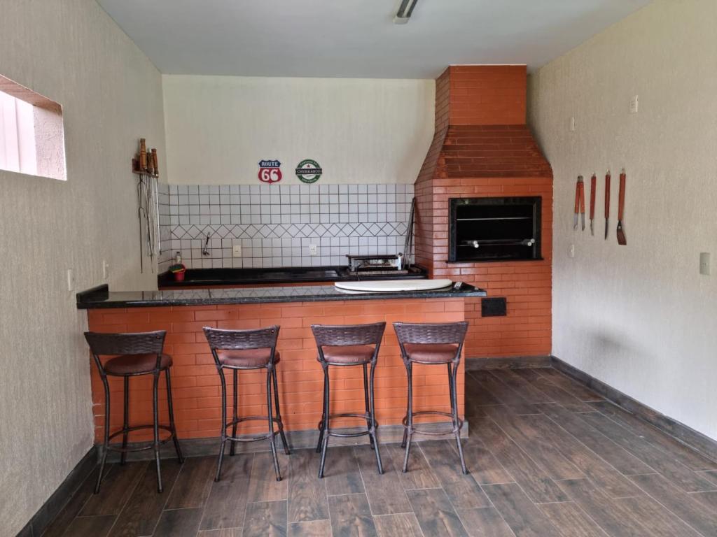 Kuchyň nebo kuchyňský kout v ubytování Hotel Rouver