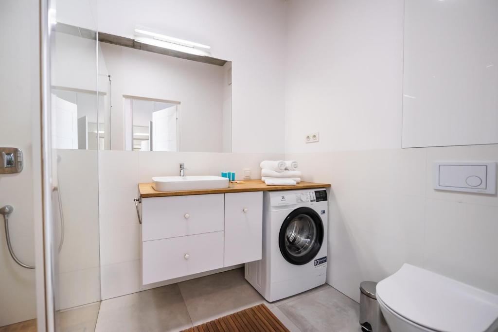 Kúpeľňa v ubytovaní Ingenious Wilanów Oasis Apartment