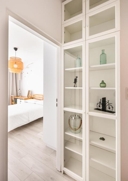 Posteľ alebo postele v izbe v ubytovaní Ingenious Wilanów Oasis Apartment