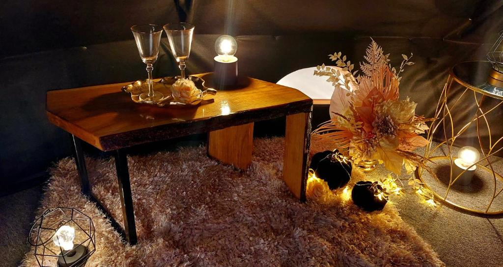 Fotografie z fotogalerie ubytování Glamping in - luxury tent v destinaci Šunupis
