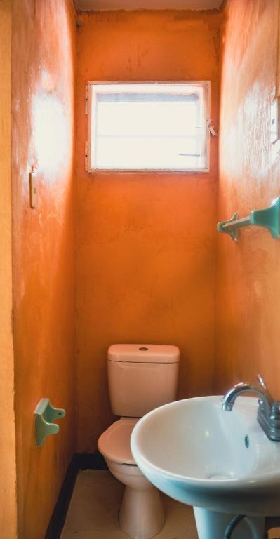 Koupelna v ubytování Hotel Mucuy