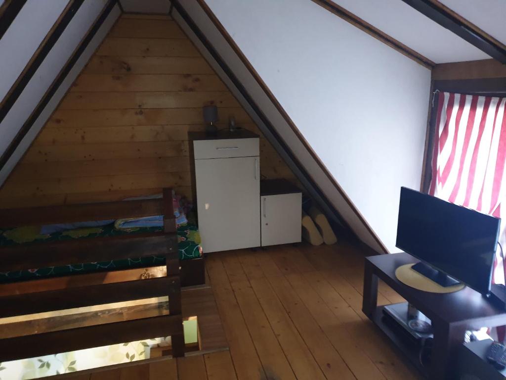 Kuchyň nebo kuchyňský kout v ubytování Ovcar banja