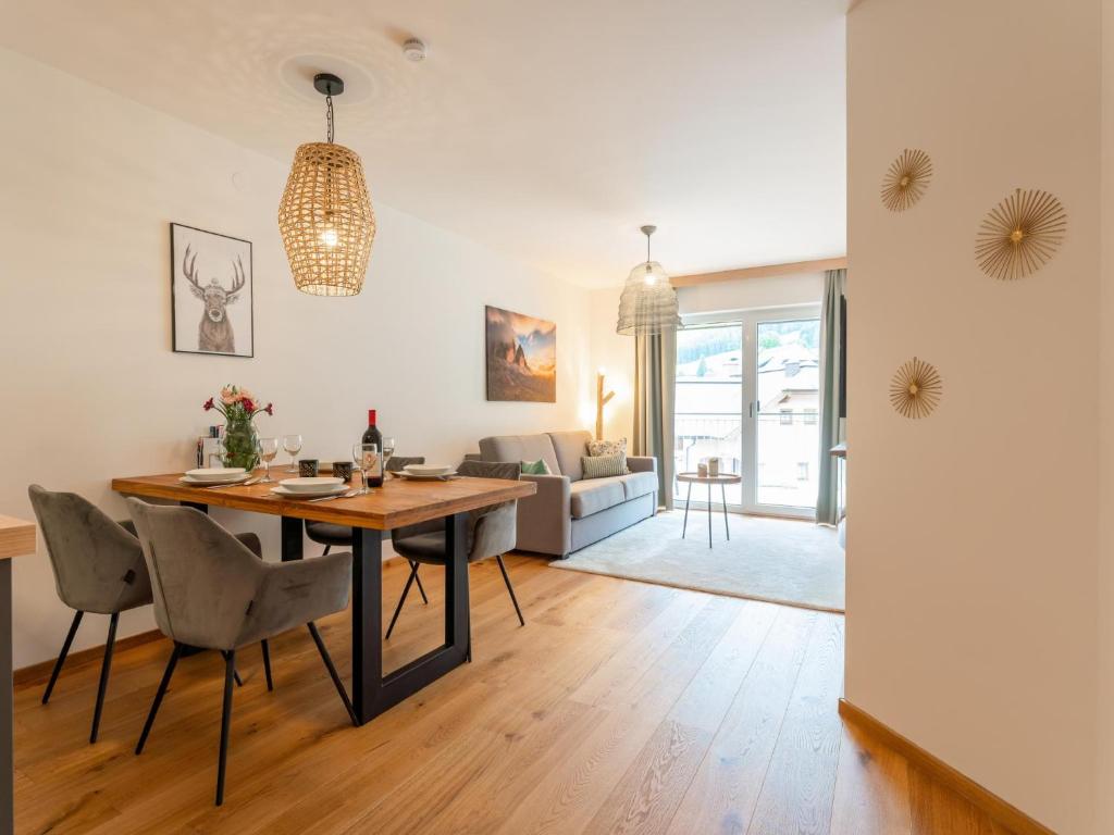 Χώρος καθιστικού στο Ski Nature Apartment Lungau Top 13