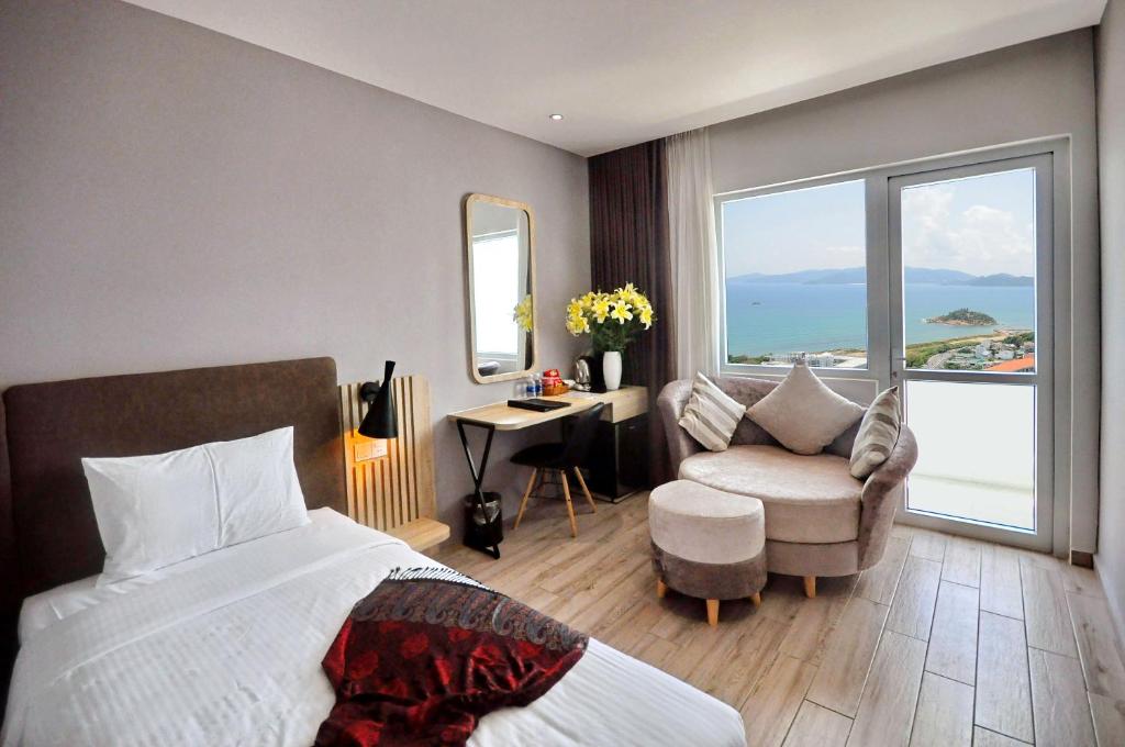 Phòng Deluxe Giường Đôi/2 Giường Đơn Nhìn Ra Biển