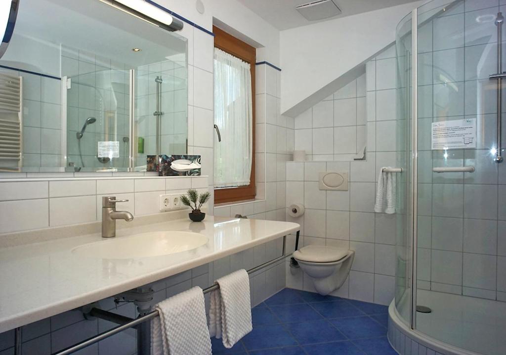 Koupelna v ubytování Bergseele Privat- & Retreathotel Schwarzwald