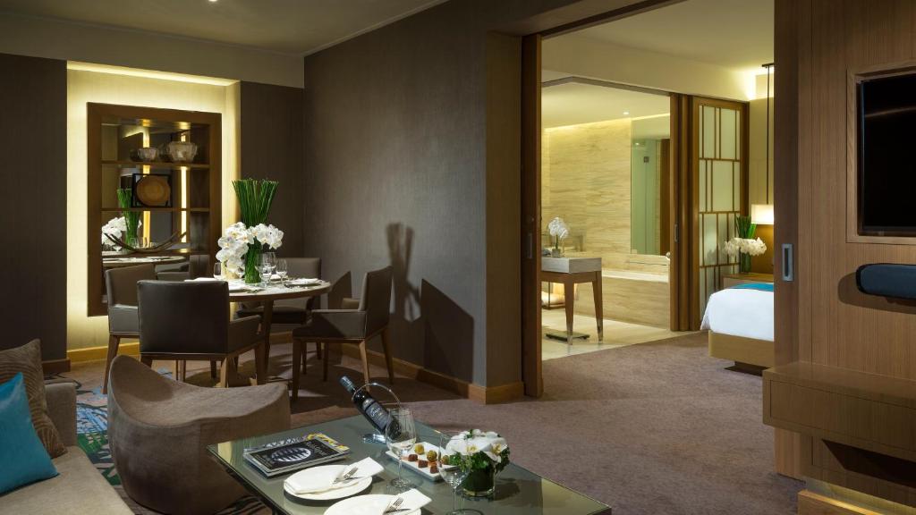 Suite 1 Phòng ngủ có 2 Giường Đơn Nhìn ra Thành phố