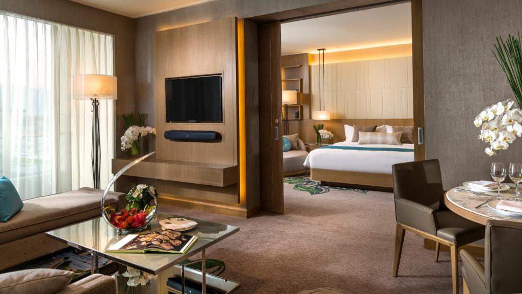 Suite 1 Phòng ngủ có 2 Giường Đơn Nhìn ra Thành phố