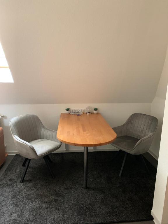 Posezení v ubytování Ferienwohnung Lüttje Hörn
