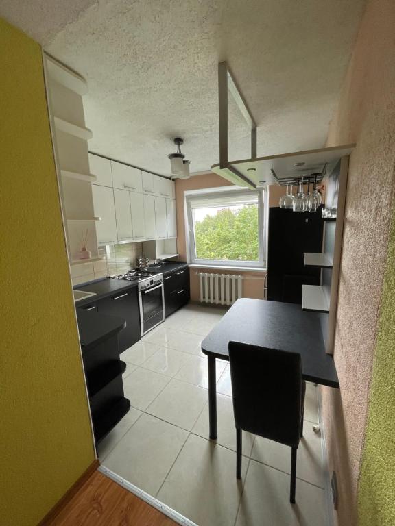 Köök või kööginurk majutusasutuses Krymo g., 1 kambarys