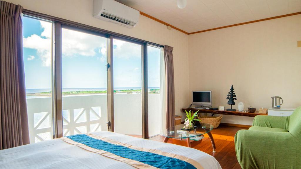 Postel nebo postele na pokoji v ubytování Sunset Beach House