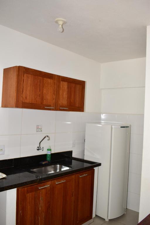 Kuchyň nebo kuchyňský kout v ubytování Arpoador Flat