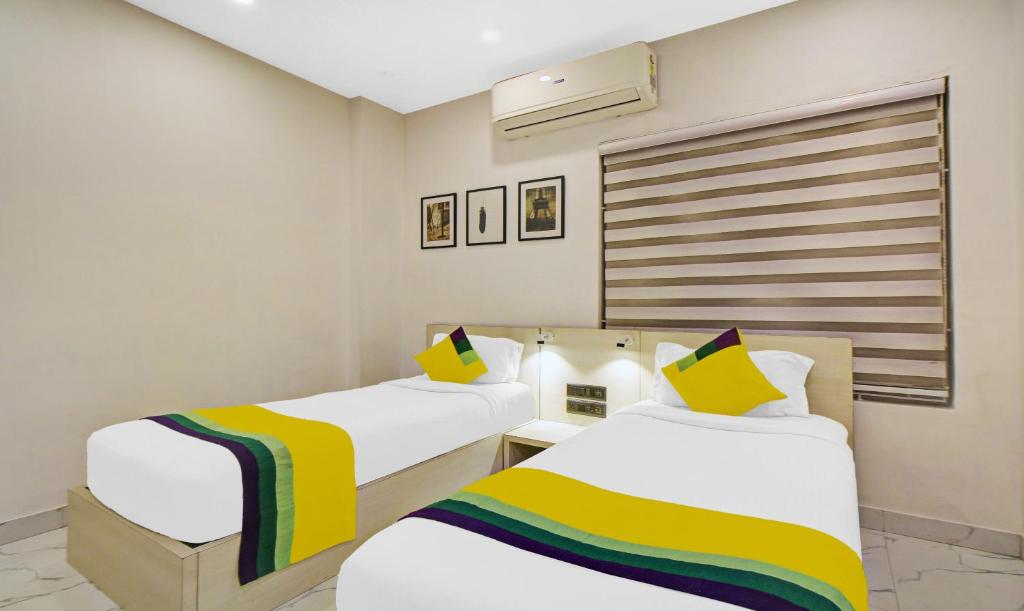 Postel nebo postele na pokoji v ubytování Itsy Hotels Transit Express