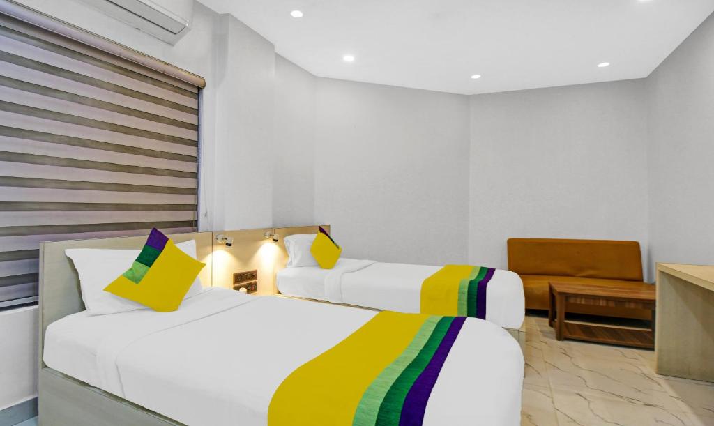 Postel nebo postele na pokoji v ubytování Itsy Hotels Transit Express