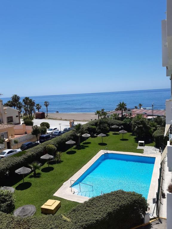 Bazén v ubytování Mandala beach nebo v jeho okolí