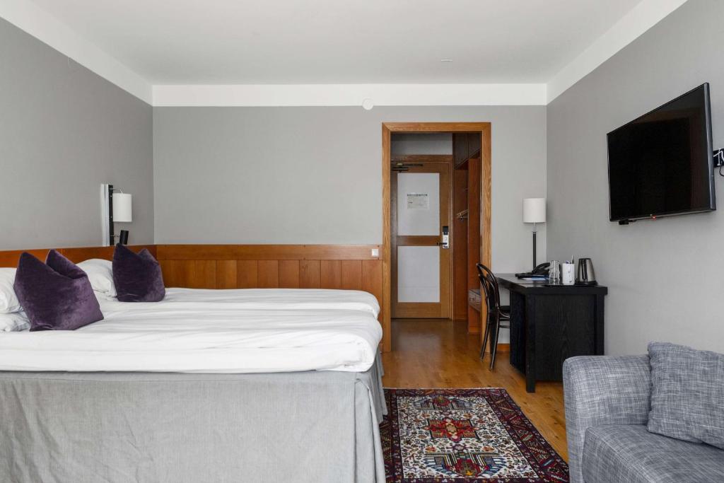 Телевизор и/или развлекательный центр в Best Western Gustaf Wasa Hotel