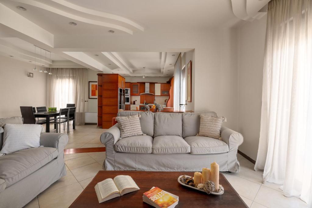 Posezení v ubytování Casa di Vasia