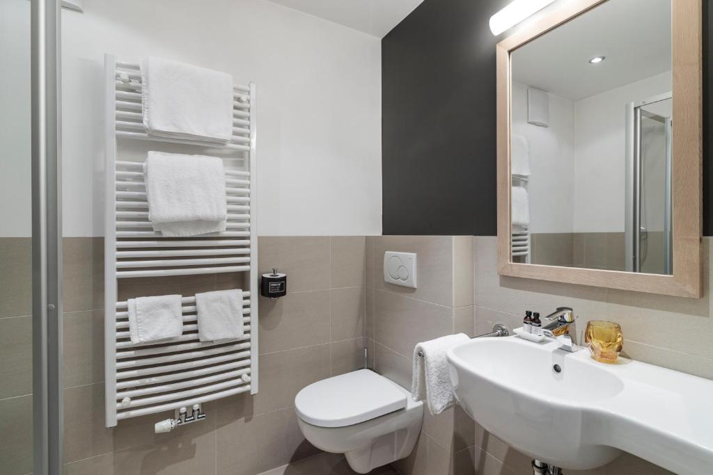 Kúpeľňa v ubytovaní Hotel Christof