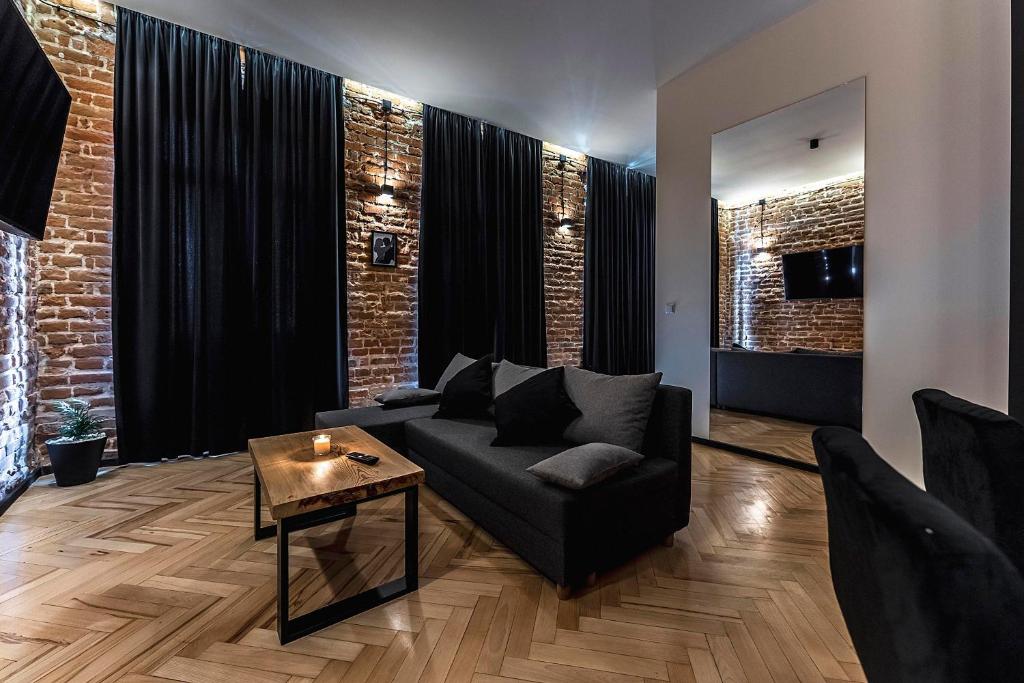 Khu vực ghế ngồi tại Krakowskie30 Loft2 na deptaku