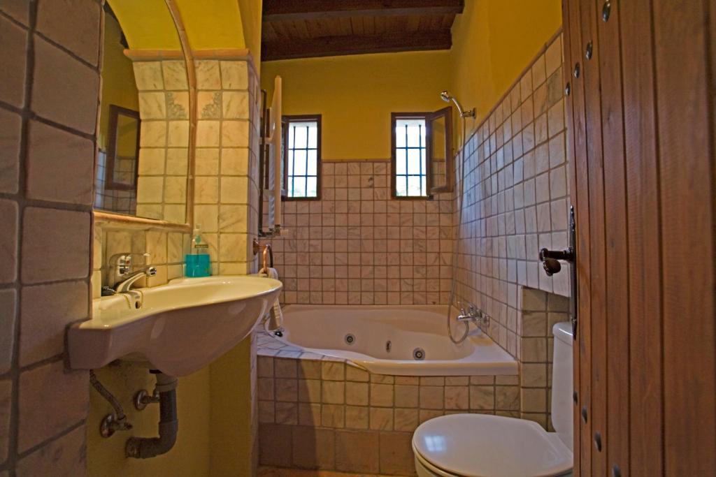 Koupelna v ubytování Villa La Torre Rocabella