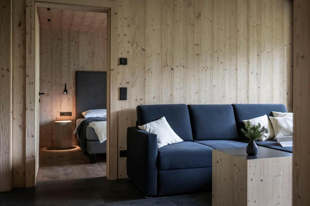Posezení v ubytování Stelza Nature Chalet