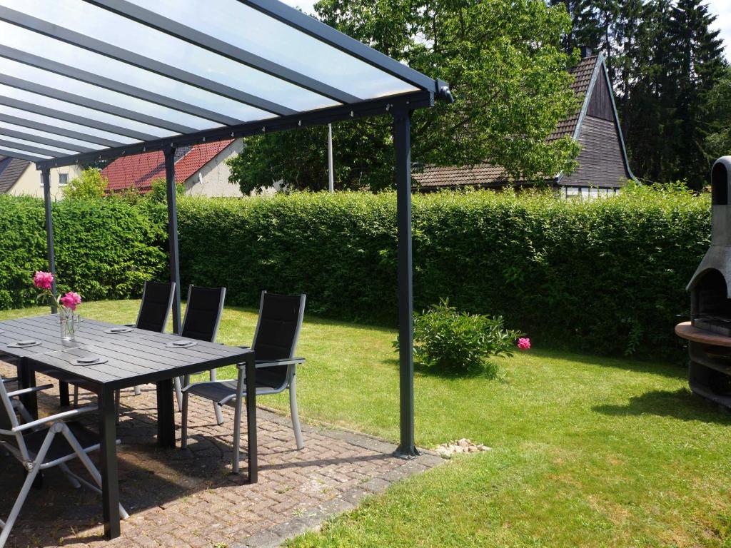 Zahrada ubytování Ferienhaus am Wald - Einzelstandort mit Wallbox