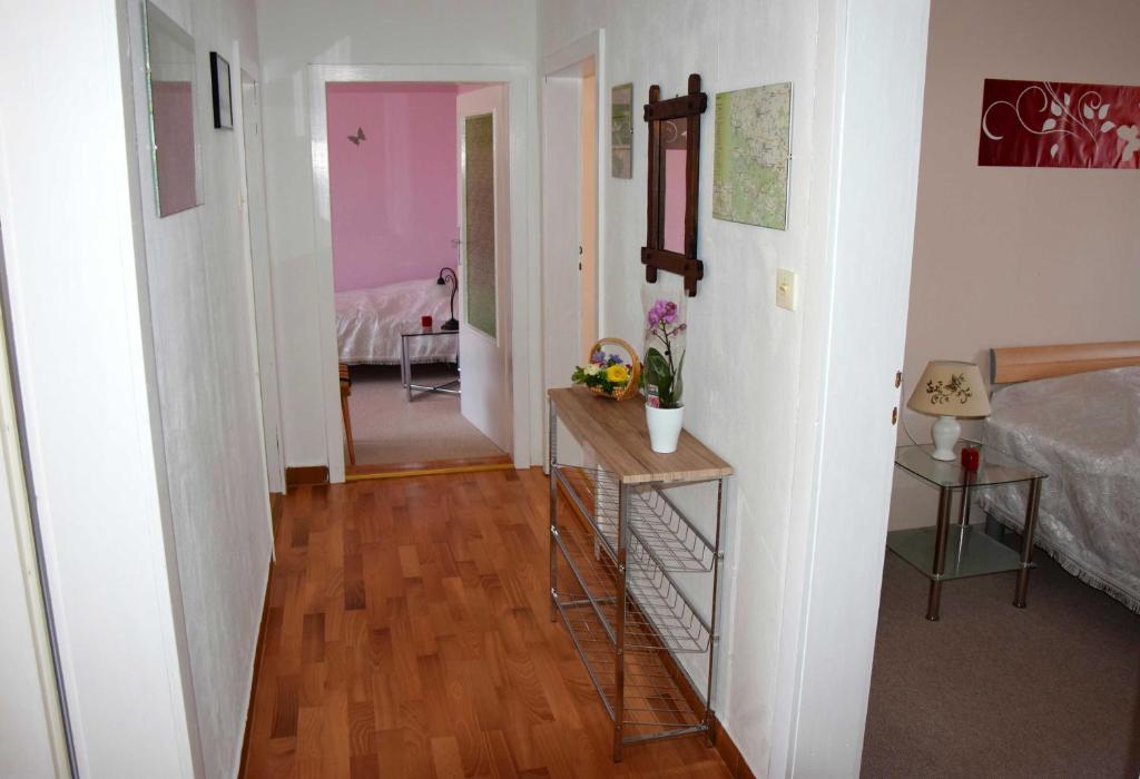 Postel nebo postele na pokoji v ubytování Ferienwohnung "Unger"