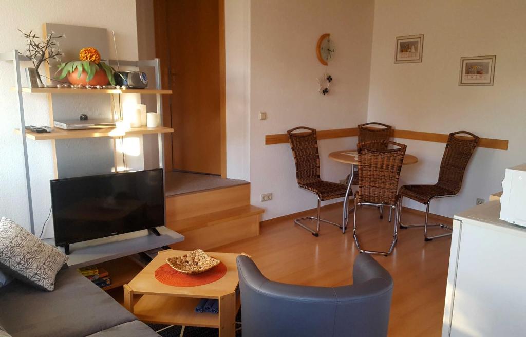 Posezení v ubytování Ferienwohnung Nichau
