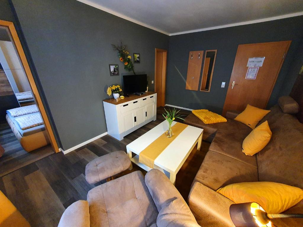 Posezení v ubytování Gasthaus "Burgstieg"
