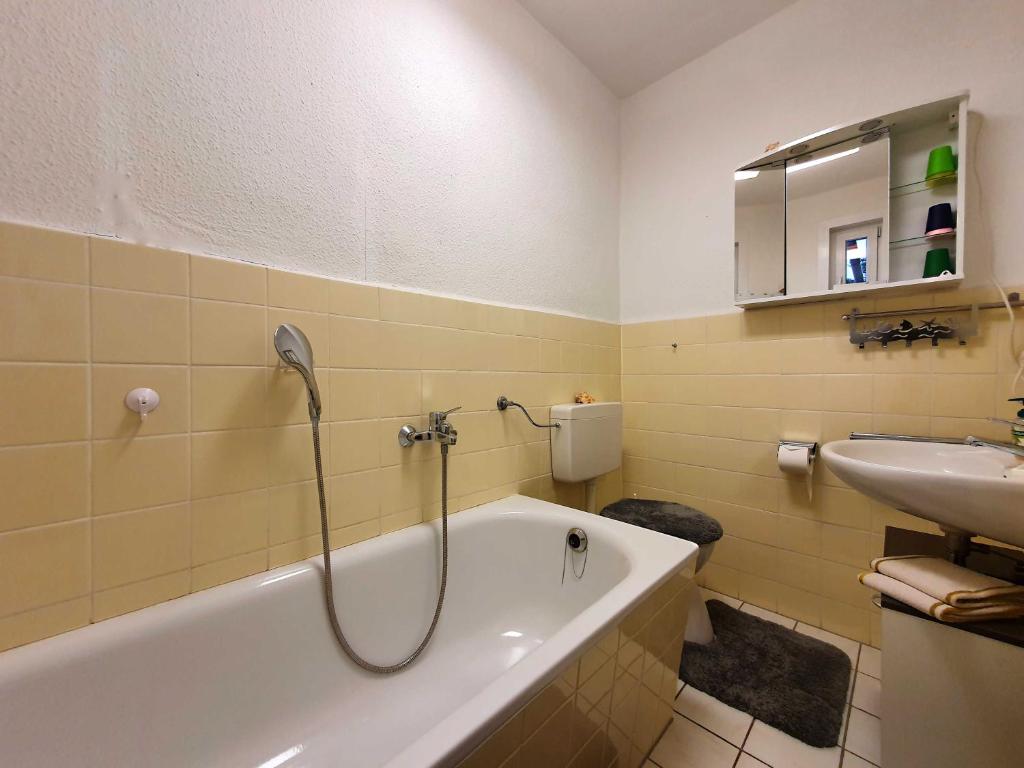 Koupelna v ubytování Ferienwohnung Walpurga