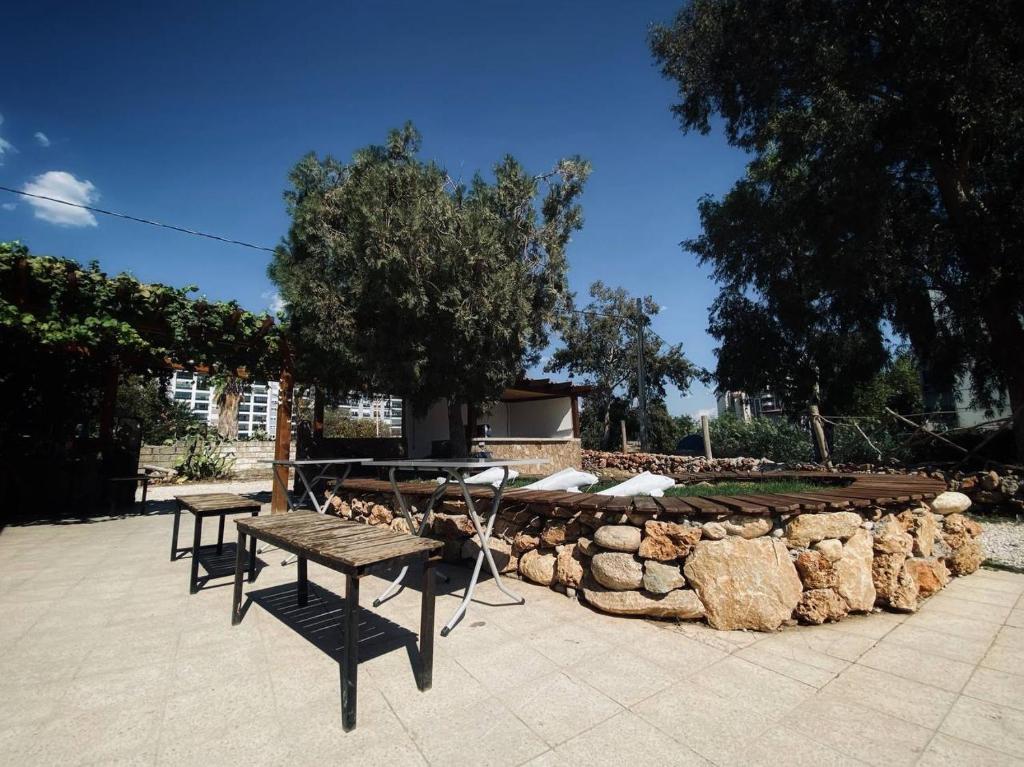 Zahrada ubytování CAMP&HOSTEL Antalya