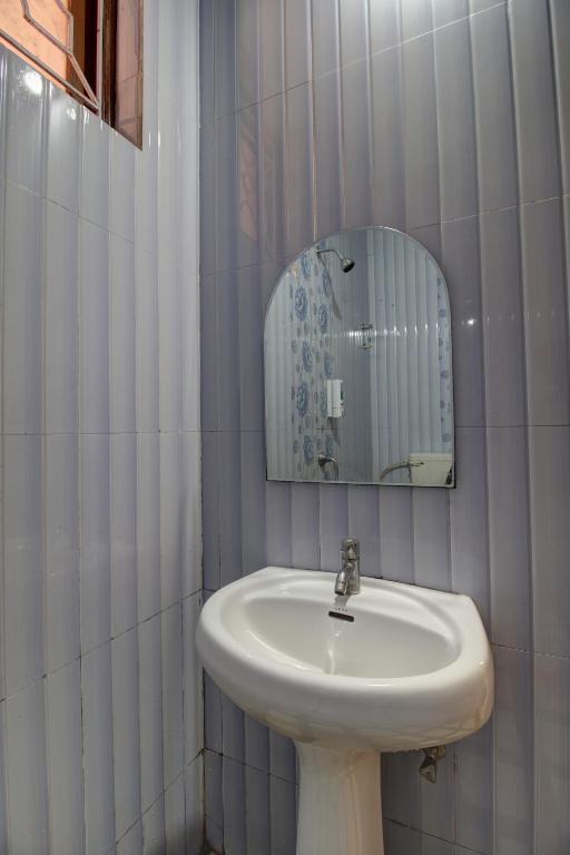 Koupelna v ubytování Hotel Raaj Inn
