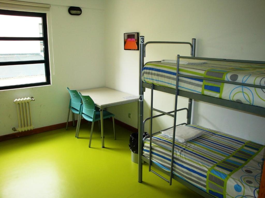 Postel nebo postele na pokoji v ubytování HI Castelo Branco - Pousada de Juventude