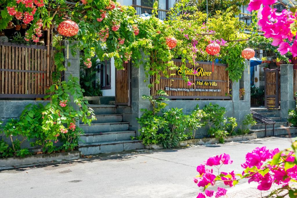 Zahrada ubytování Sands River Hoi An Villa