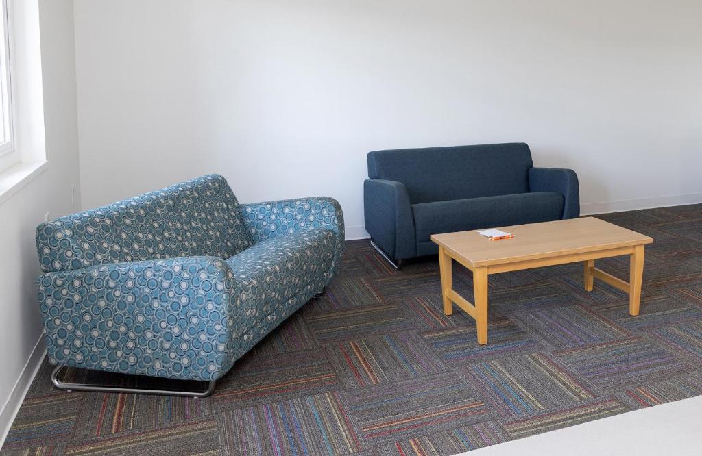 Posezení v ubytování UBC Okanagan Campus