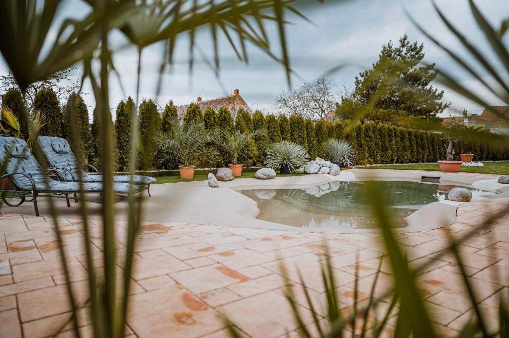 Zahrada ubytování Penzion U Levandule Strážnice