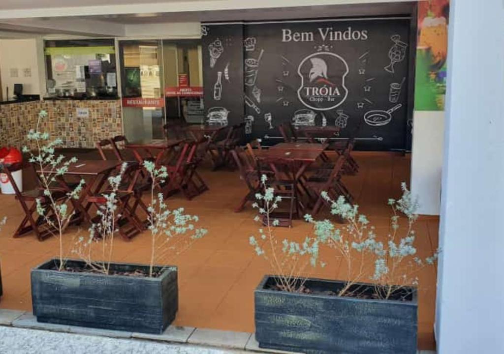 Um restaurante ou outro lugar para comer em Eldorado Thermas Park Caldas Novas