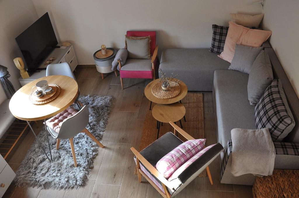 O zonă de relaxare la Studio Viline kose
