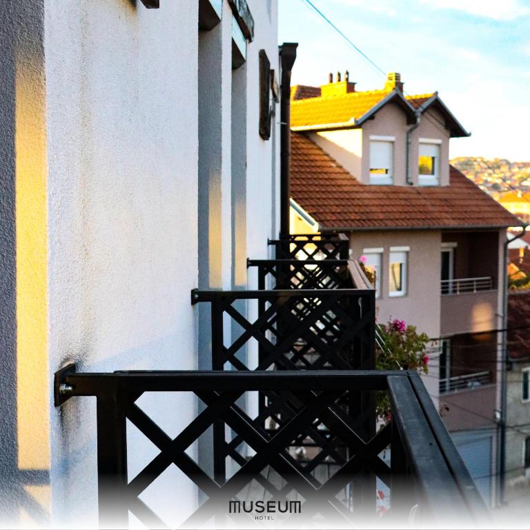 Balkón nebo terasa v ubytování Museum Hotel
