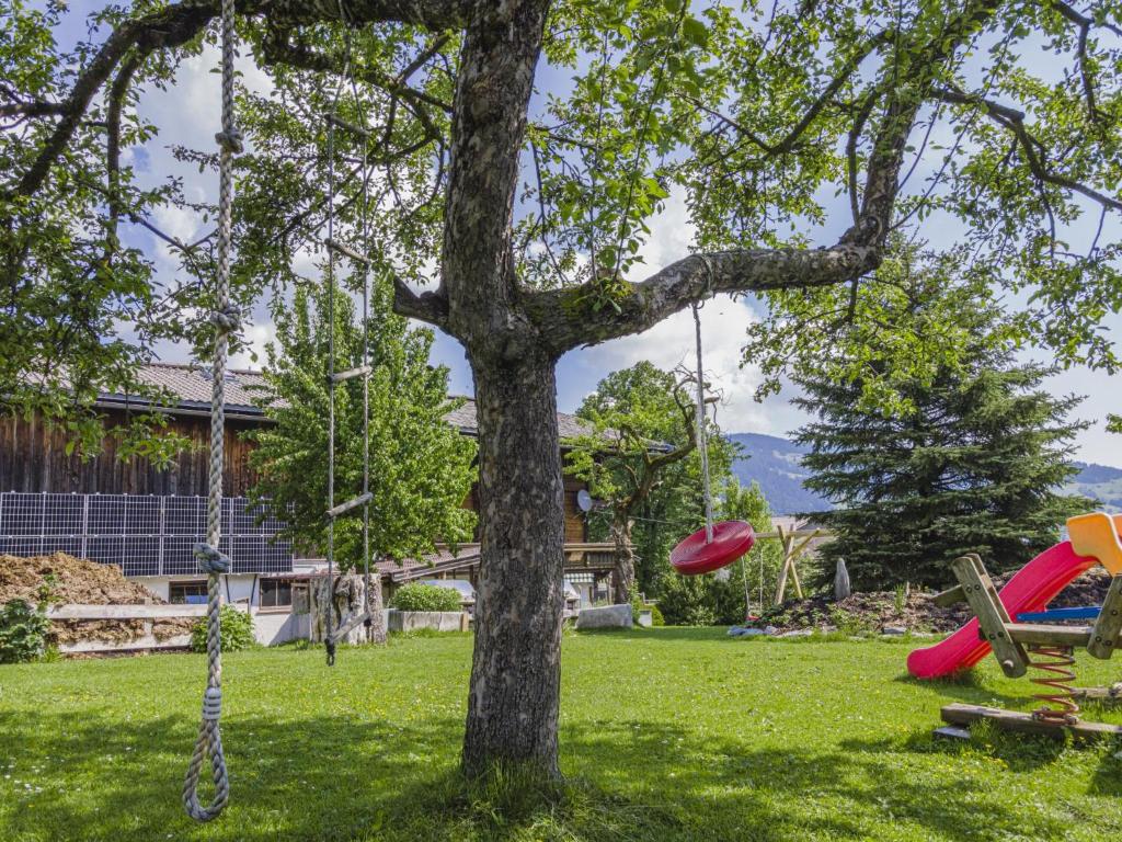 Vonkajšia záhrada v ubytovaní Weberhof Top 4