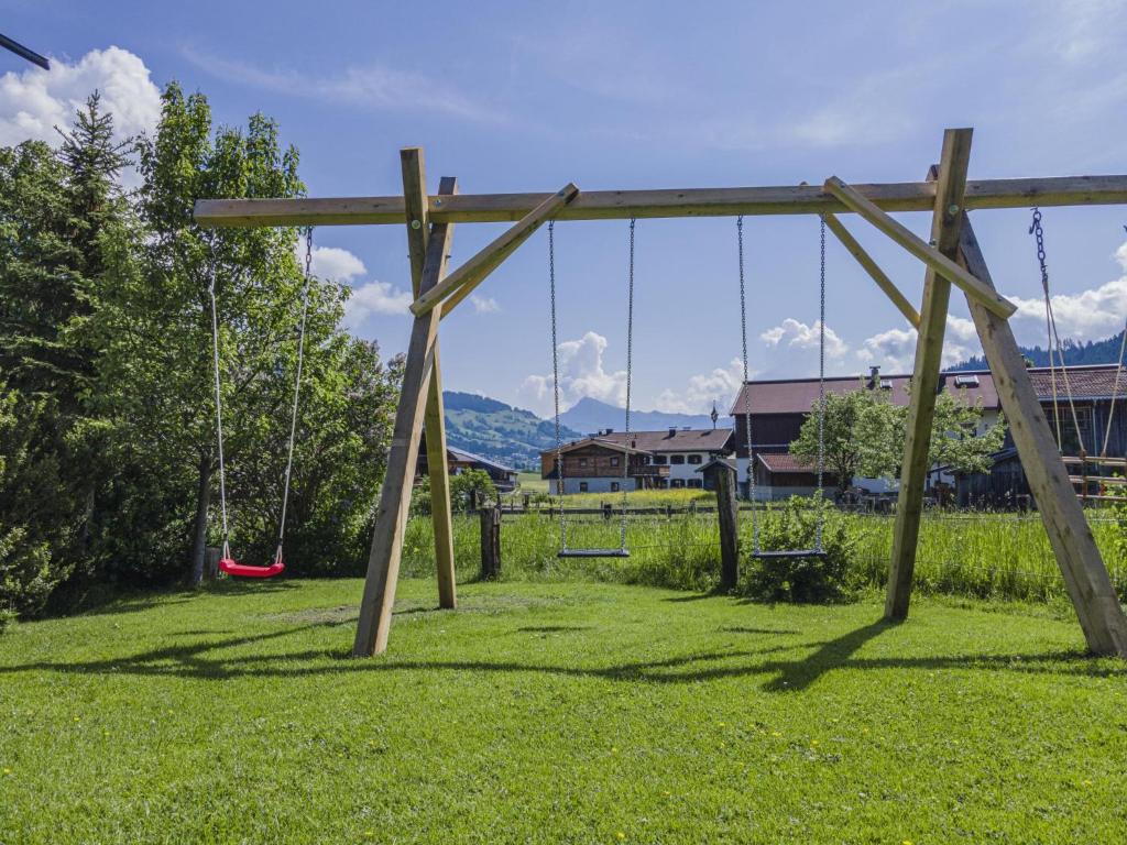 Vonkajšia záhrada v ubytovaní Weberhof Top 4