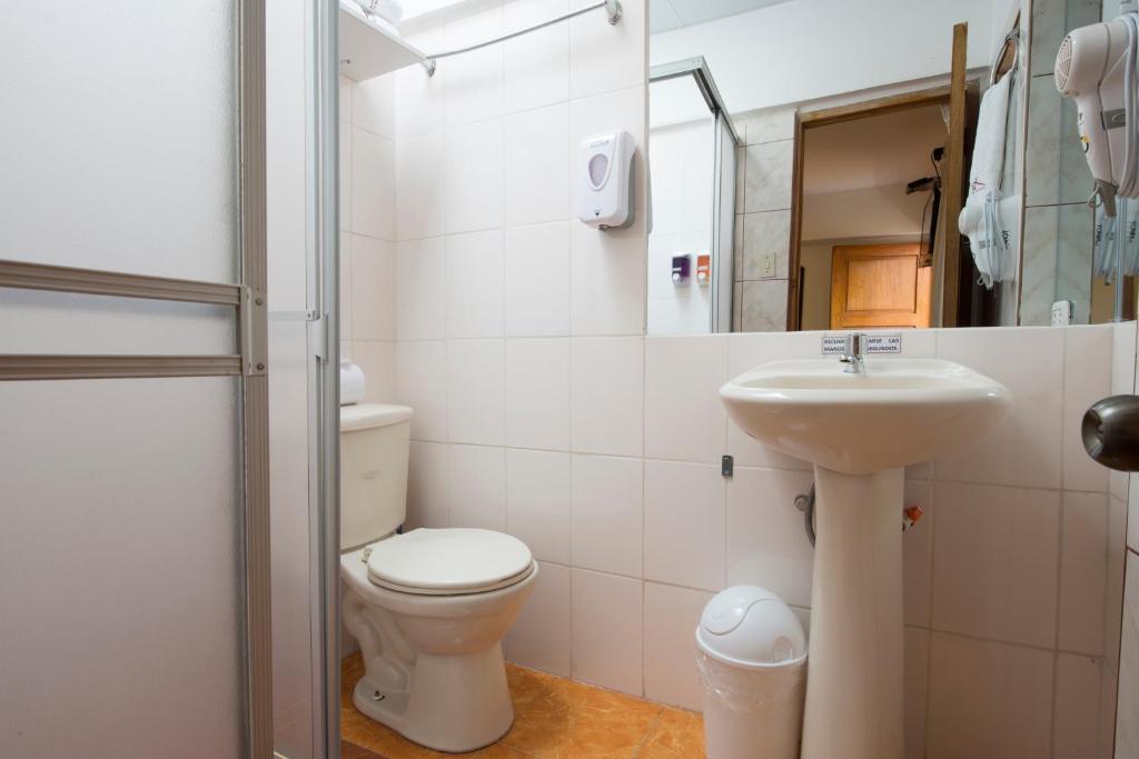 Koupelna v ubytování La Posada del Viajero