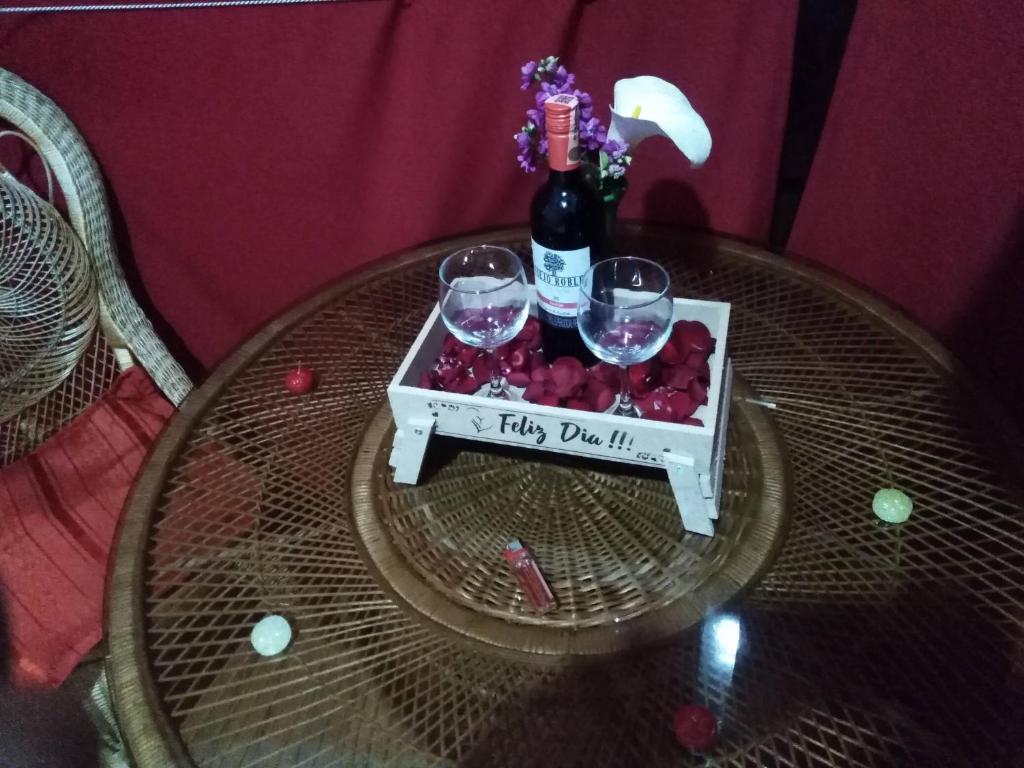 Nápoje v ubytování Glamping Mi Casita