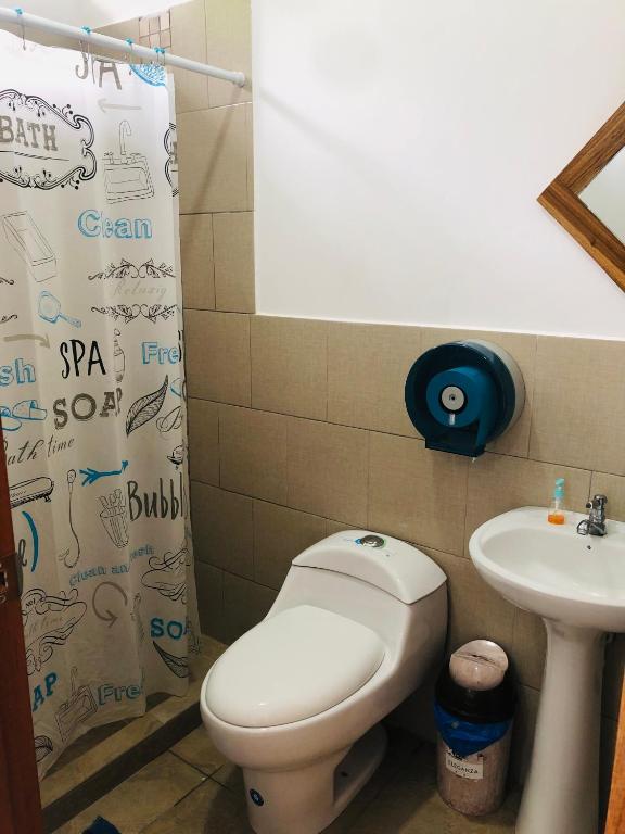 Koupelna v ubytování EL JARDIN OLON SUITES