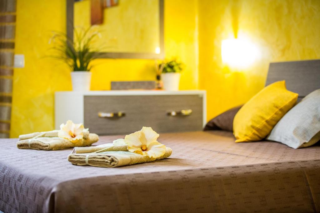Postel nebo postele na pokoji v ubytování B&B Pepito
