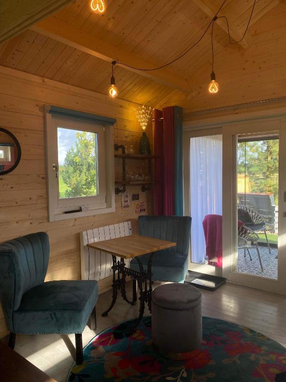 Posezení v ubytování Dunroamin Lodges