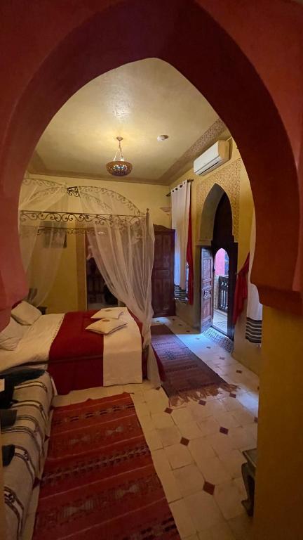 Postel nebo postele na pokoji v ubytování Riad Rêves D'orient & Spa